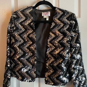 Sequin bolero jacket - Perfect for the holidays!